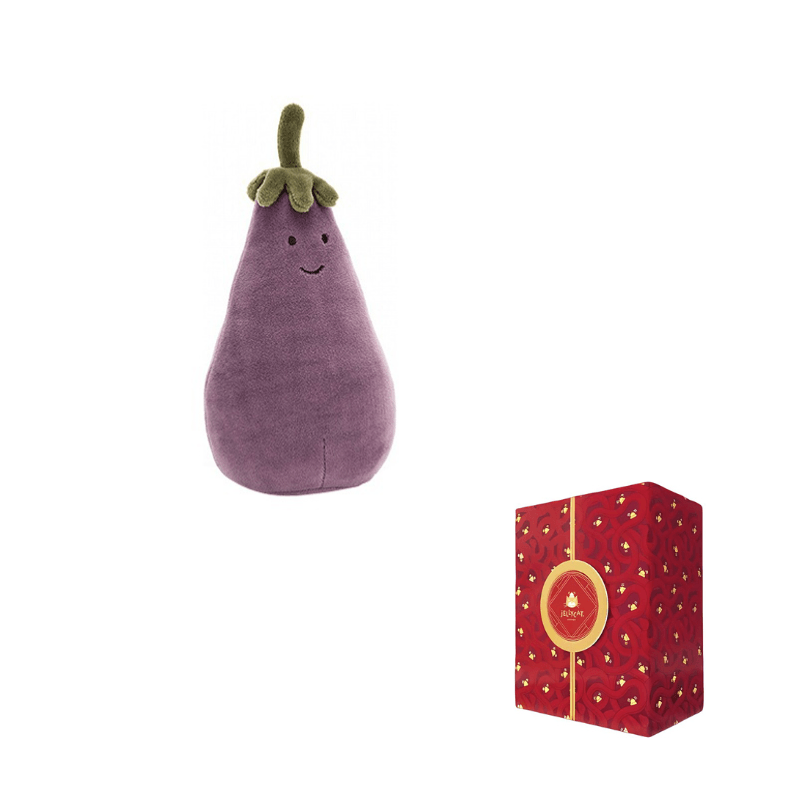 Мягкая игрушка Jellycat - Живой баклажан - Boxette Shop